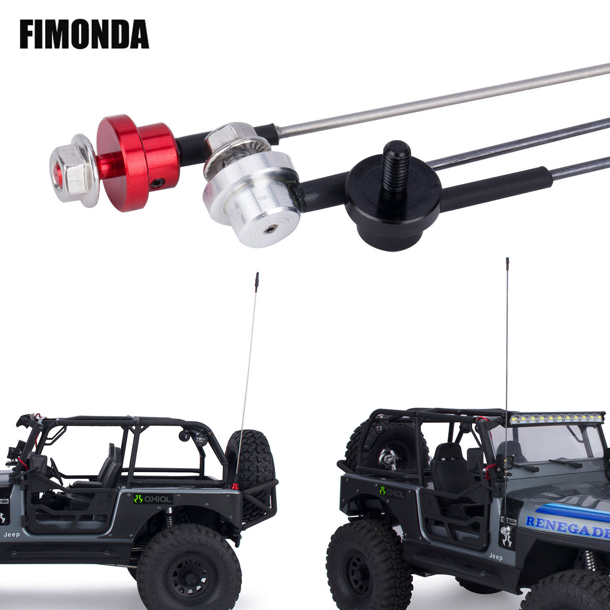Model Kit Tamiya - 50cm Metal Adjustable Simulation Antenna with