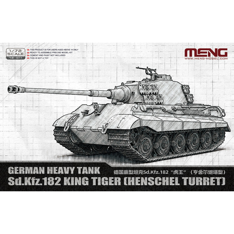 MENG 72-011 1/72 German Heavy  - đánh giá và giá Model Kit Tamiya