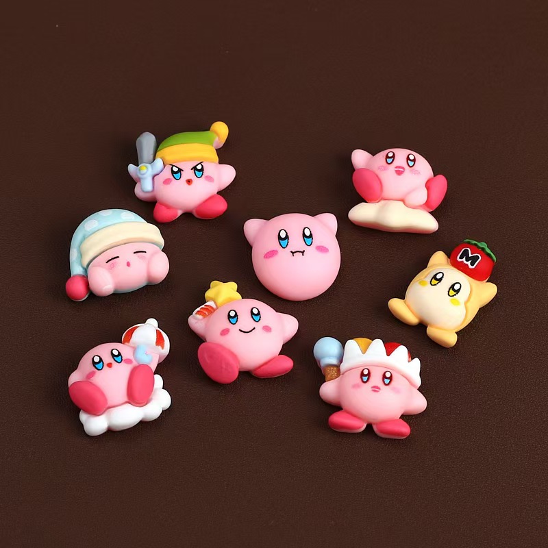 8Pcs/Set Cartoon Cute Anime Fi - đánh giá và giá Model Kit Kirby
