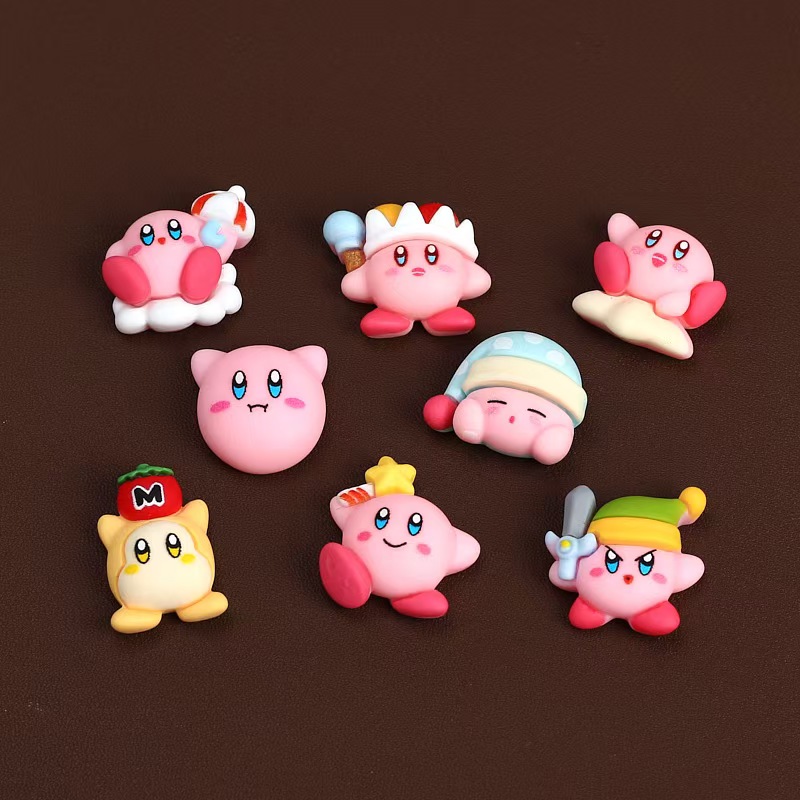 8Pcs/Set Cartoon Cute Anime Fi - đánh giá và giá Model Kit Kirby
