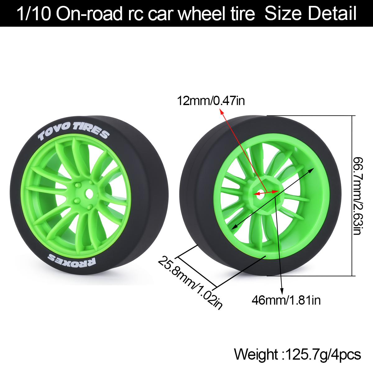 4Pcs Hard Drift Tires Wheel Ty - đánh giá và giá Model Kit Tamiya
