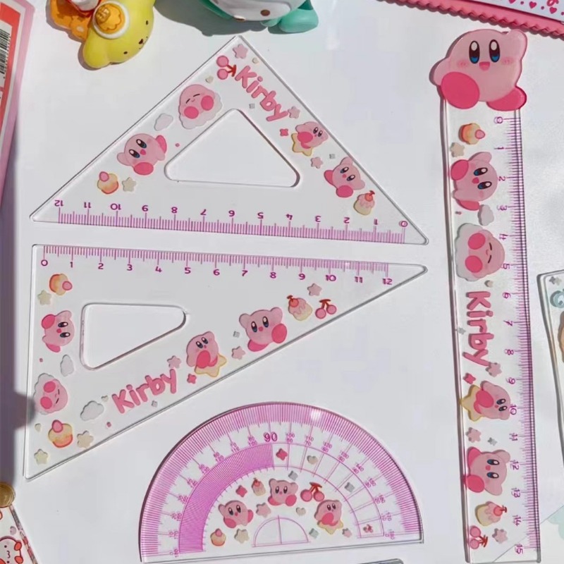 4PCS Kirbys Ruler Set Cute Stu - đánh giá và giá Model Kit Kirby