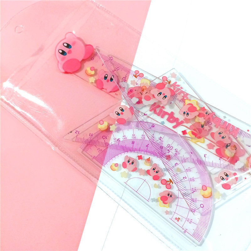4PCS Kirbys Ruler Set Cute Stu - đánh giá và giá Model Kit Kirby