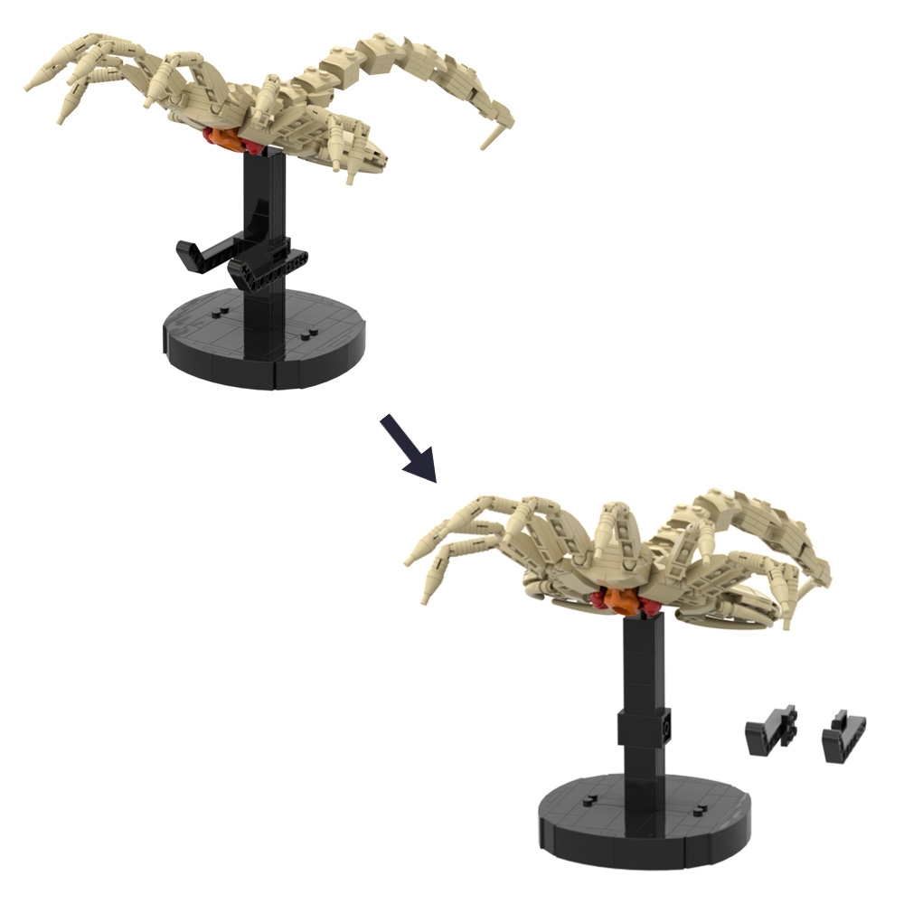 Gobricks MOC Alien Facehugger  - đánh giá và giá Model Kit Ultron