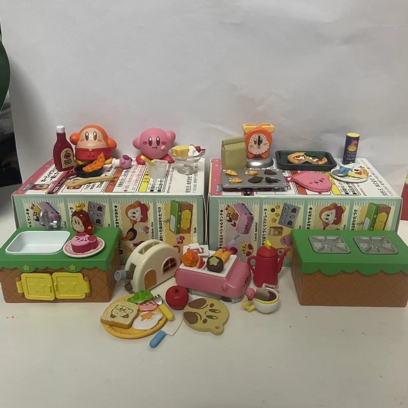Boxed 8Pcs/set Anime Kirby Kit - đánh giá và giá Model Kit Kirby
