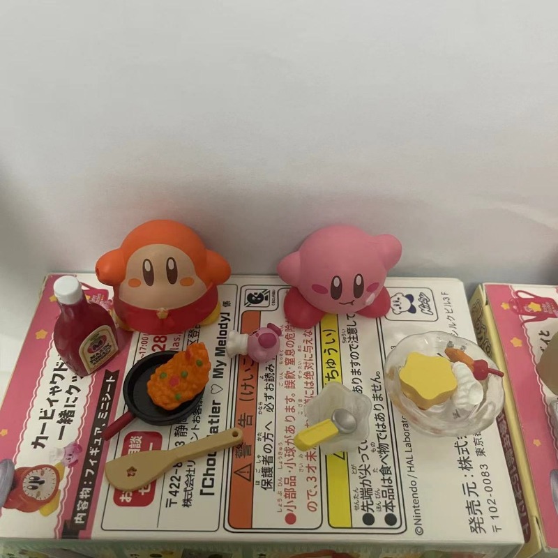 Boxed 8Pcs/set Anime Kirby Kit - đánh giá và giá Model Kit Kirby