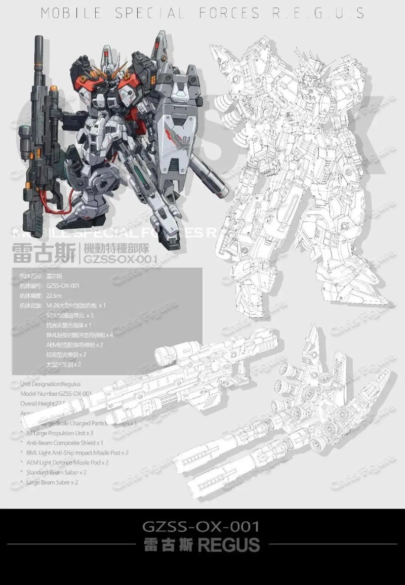 In Stock ZZA REGUS GZSS-OX-001 - đánh giá và giá Model Kit Regus