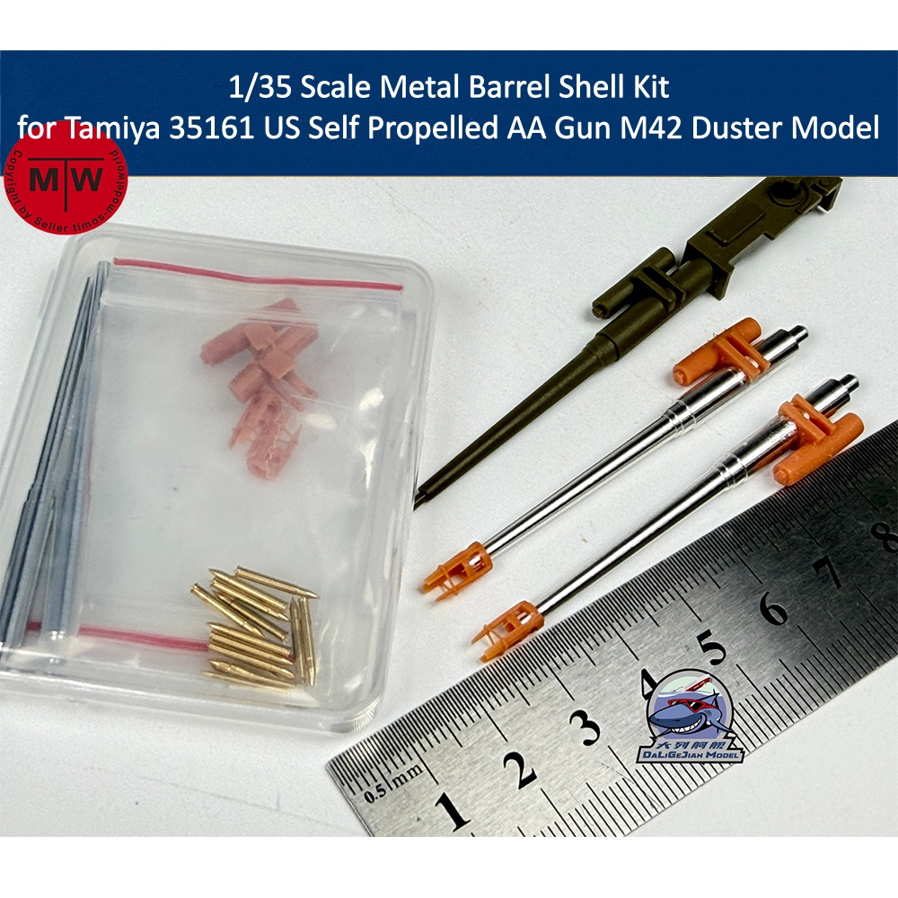 1/35 Scale Metal Barrel Shell  - đánh giá và giá Model Kit Tamiya