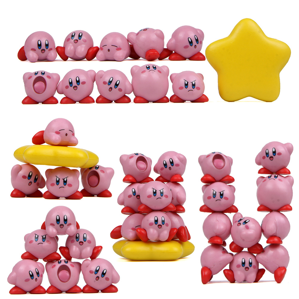 11 Pcs/Set Mini Kirby Action F - đánh giá và giá Model Kit Kirby
