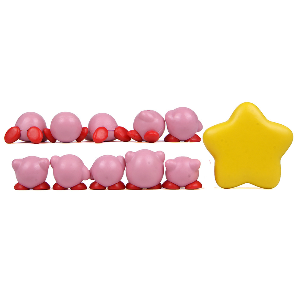 11 Pcs/Set Mini Kirby Action F - đánh giá và giá Model Kit Kirby