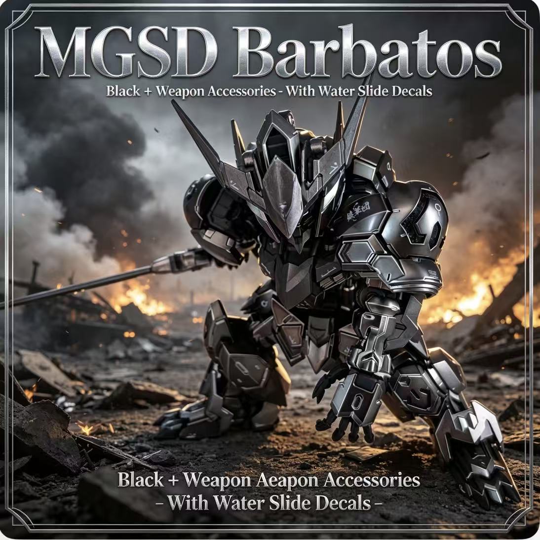 G08B【IN STOCK】 MGSD ASW-G-08 B - đánh giá và giá Model Kit Gundam Barbatos