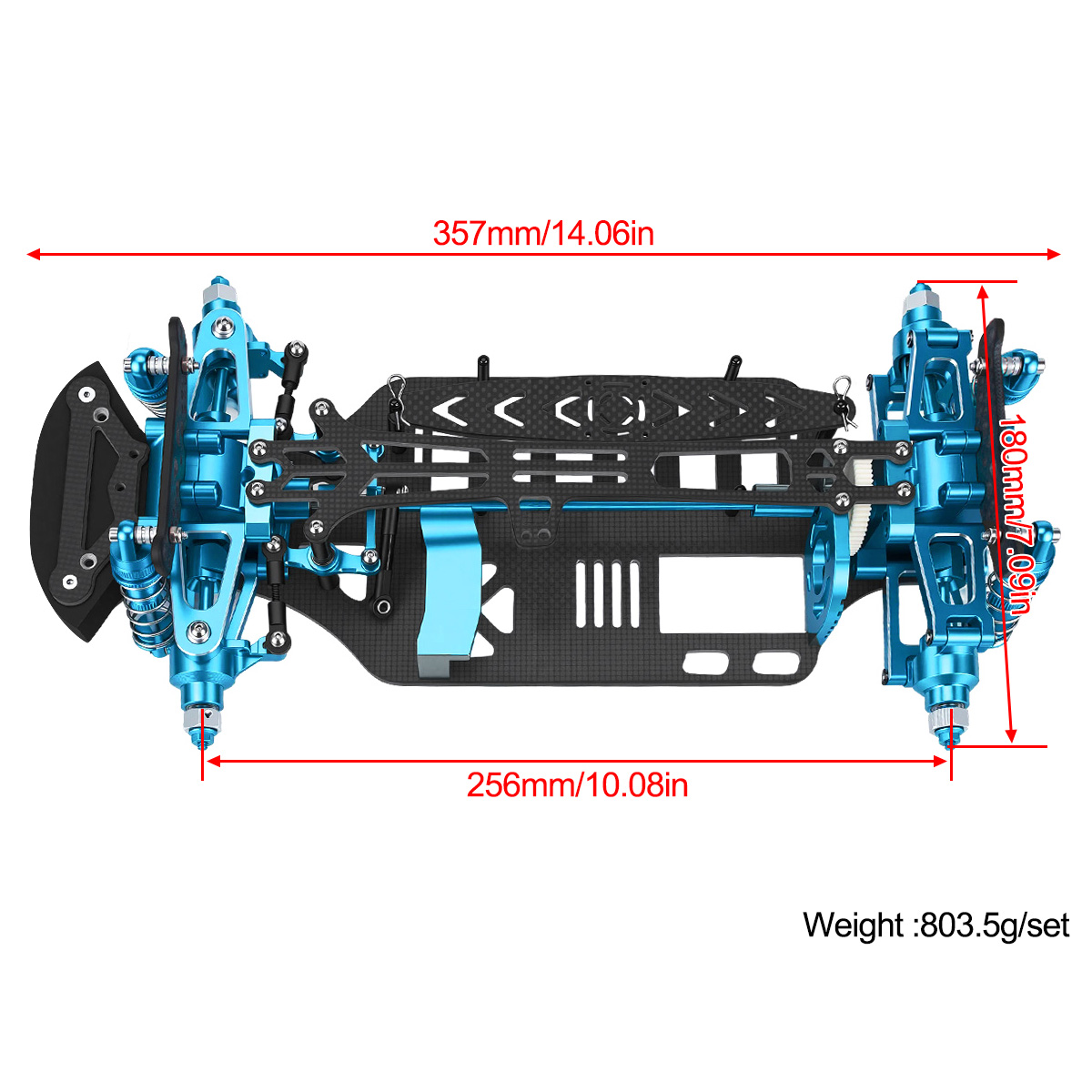Aluminum & Carbon Fiber Frame  - đánh giá và giá Model Kit Tamiya