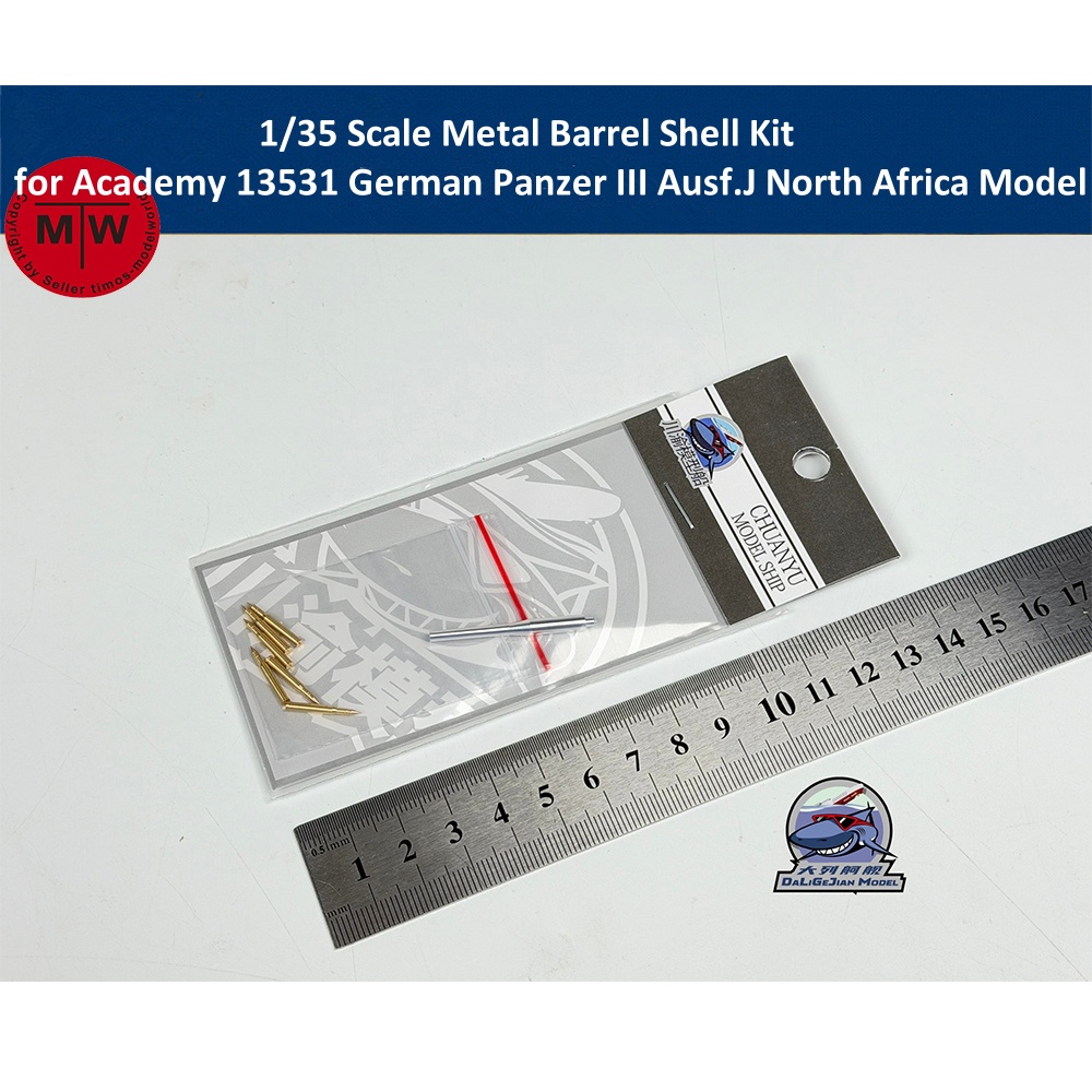 1/35 Scale Metal Barrel Shell  - đánh giá và giá Model Kit Academy
