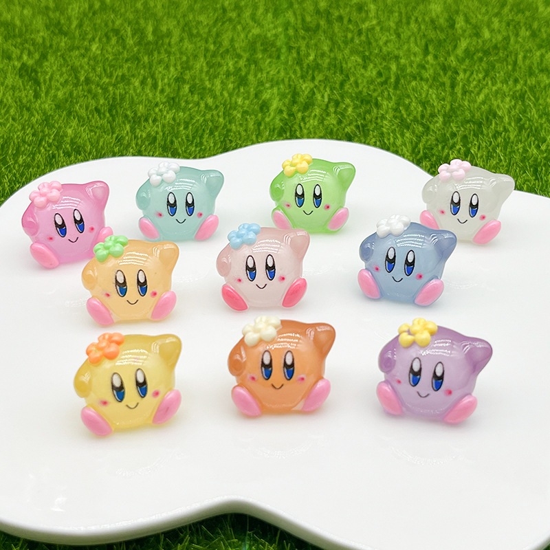 10pcs Cartoon Kirby Luminous S - đánh giá và giá Model Kit Kirby