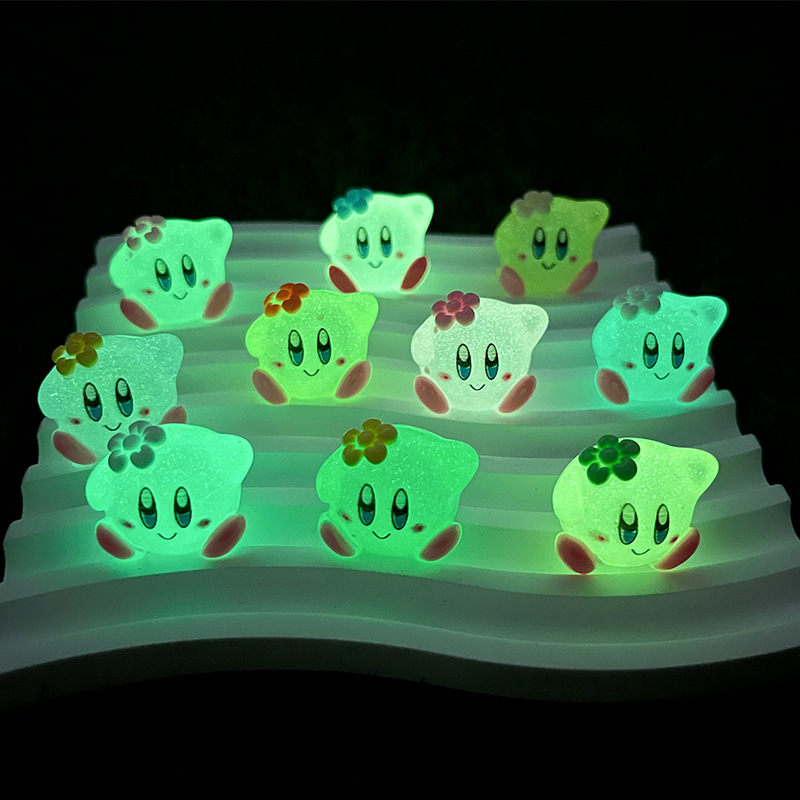10pcs Cartoon Kirby Luminous S - đánh giá và giá Model Kit Kirby