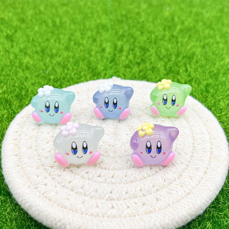 10pcs Cartoon Kirby Luminous S - đánh giá và giá Model Kit Kirby