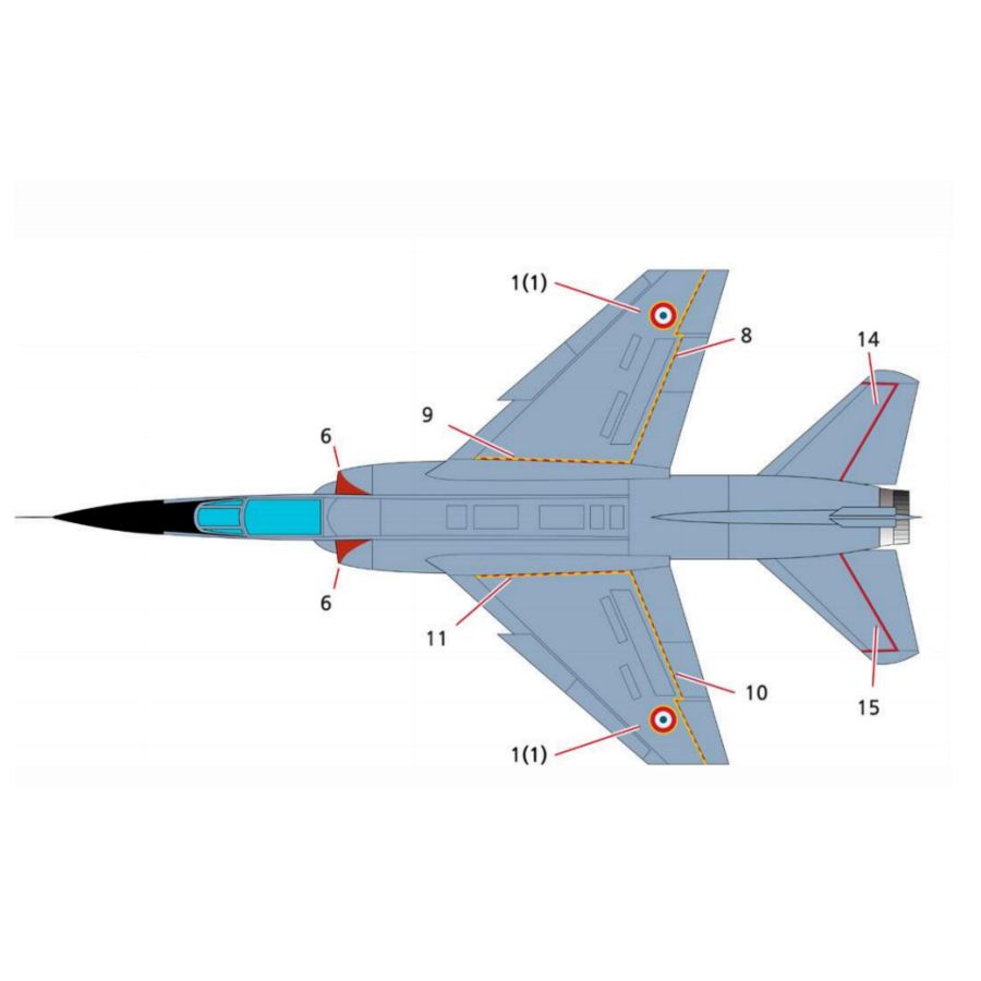 AC12665 ACADEMY 1/144 Dassault - đánh giá và giá Model Kit Academy