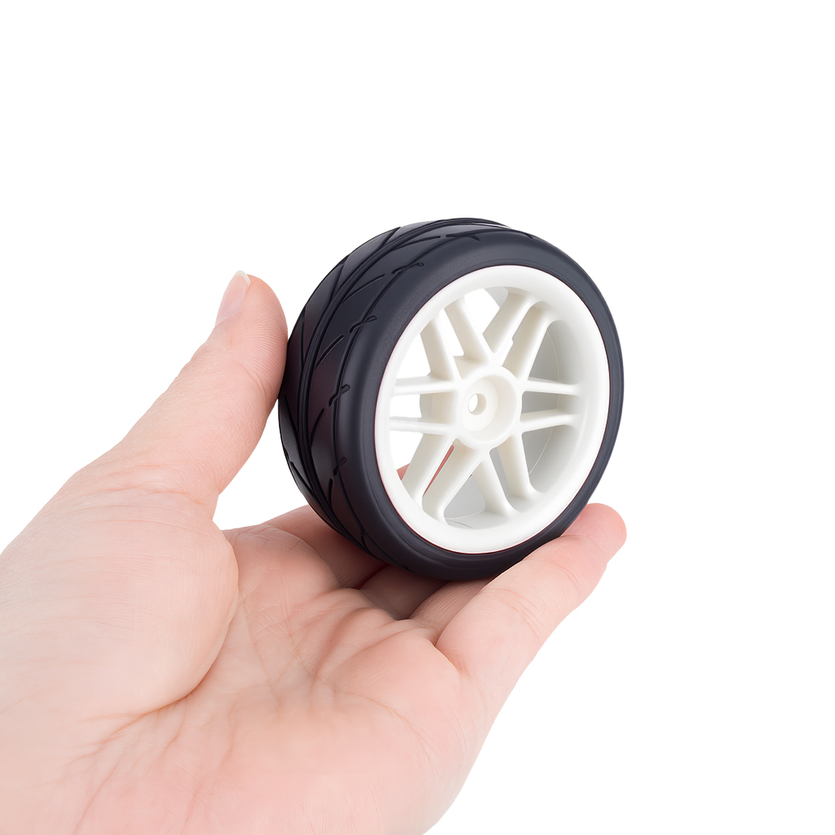 Pre-Glued RC Wheels Tires Set  - đánh giá và giá Model Kit Tamiya