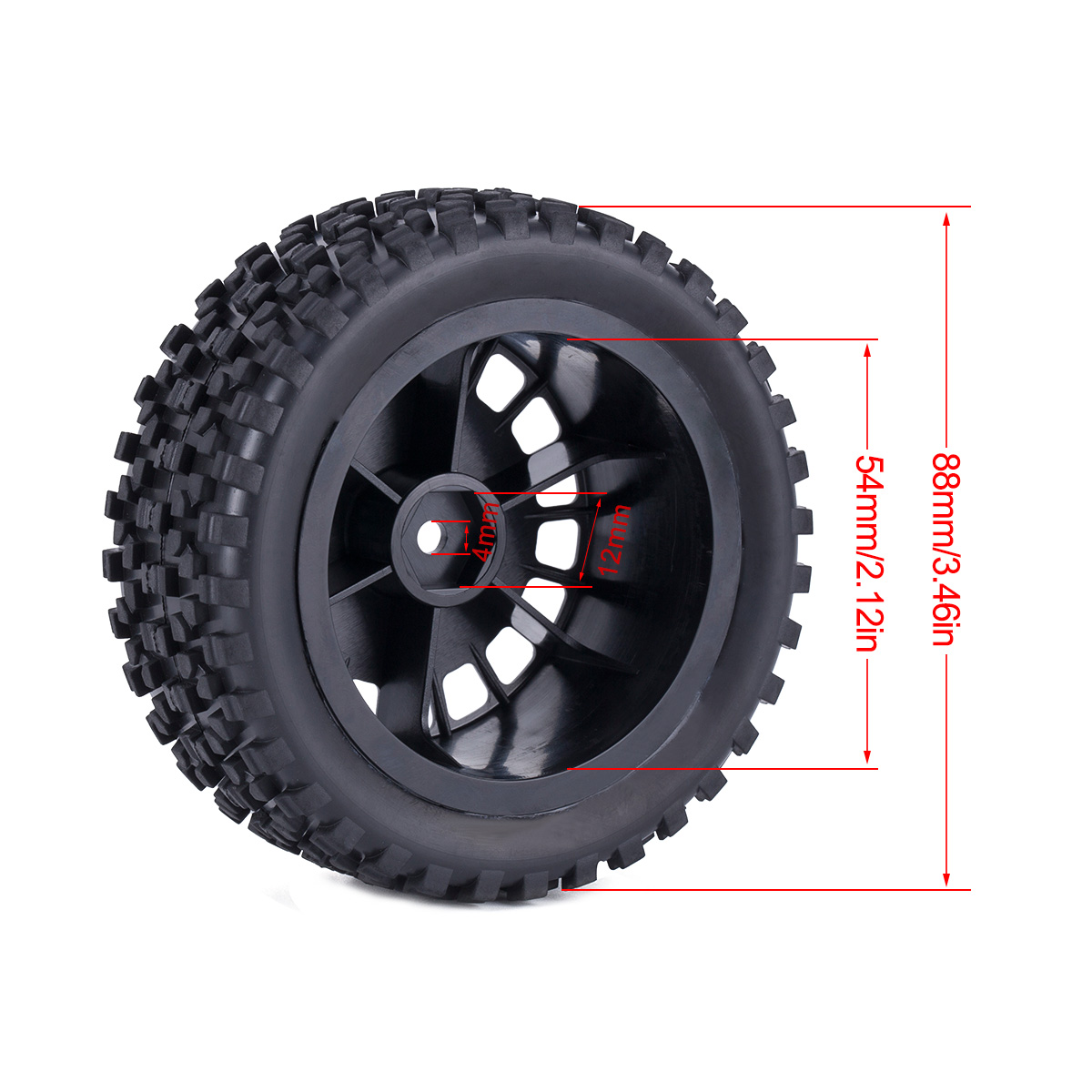 Rc Rally Tires for 1/10 Wltoys - đánh giá và giá Model Kit Tamiya