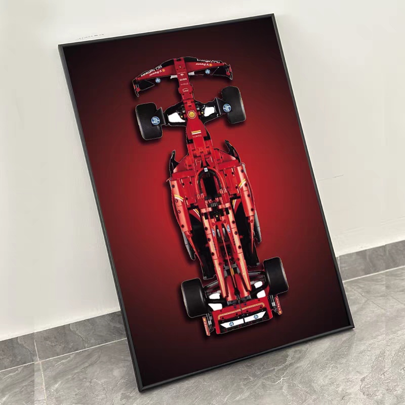 NEW Display Wallboard for Lego - đánh giá và giá Model Kit Ferrari
