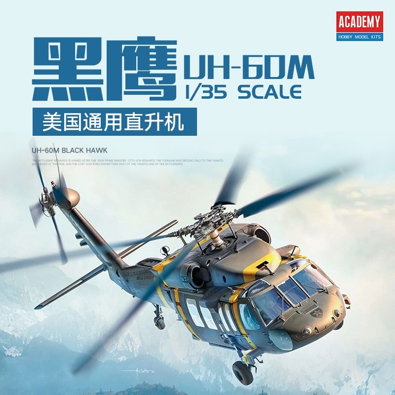 Academy Hobby 12135 1/35 UH-60 - đánh giá và giá Model Kit Academy