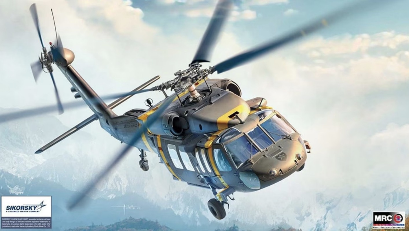 Academy Hobby 12135 1/35 UH-60 - đánh giá và giá Model Kit Academy
