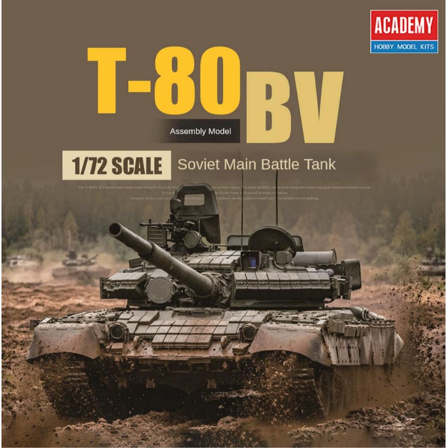 AC13434 Academy 1/72 T-80BV So - đánh giá và giá Model Kit Academy