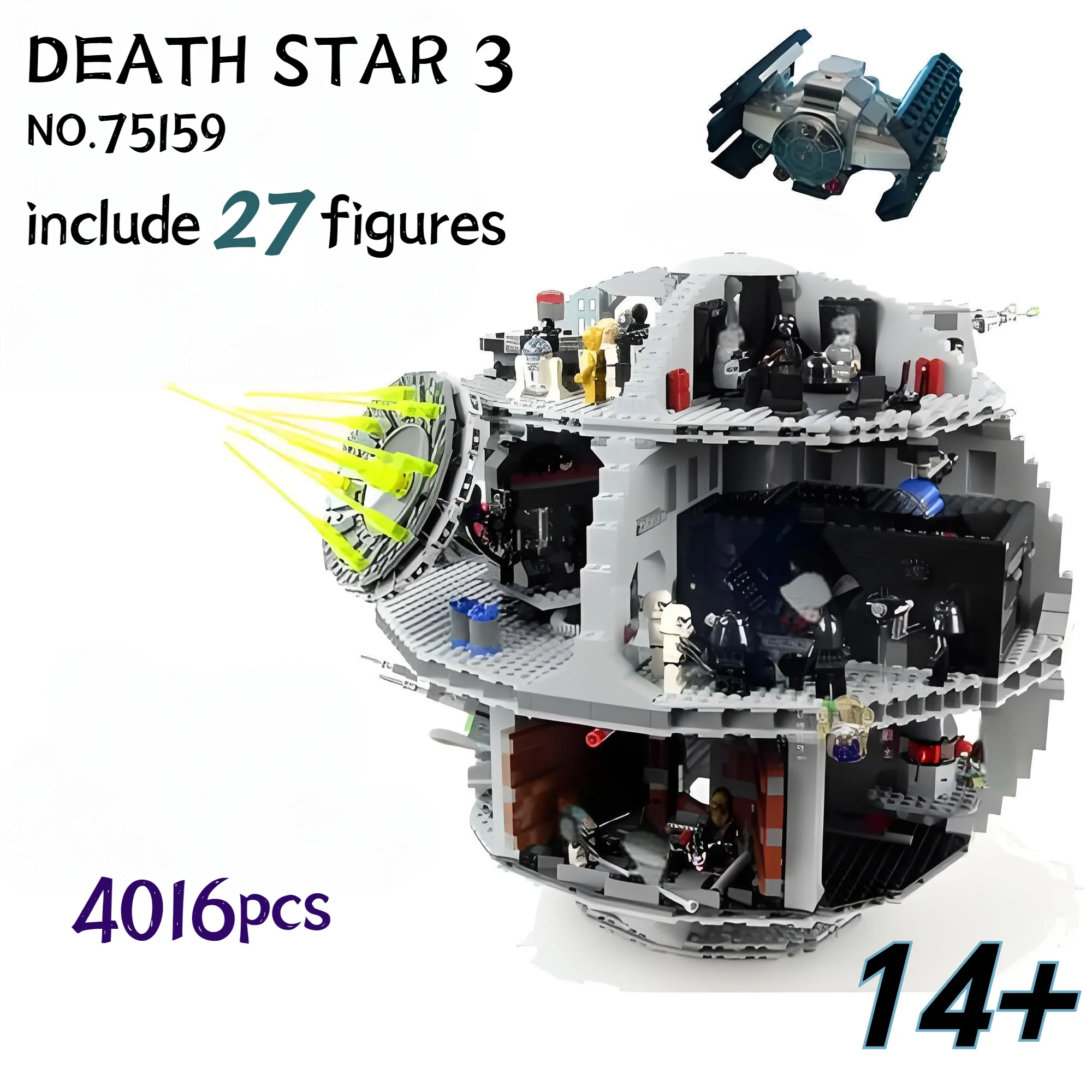 4016pcs Moc Death Star Bricks  - đánh giá và giá Model Kit Italeri